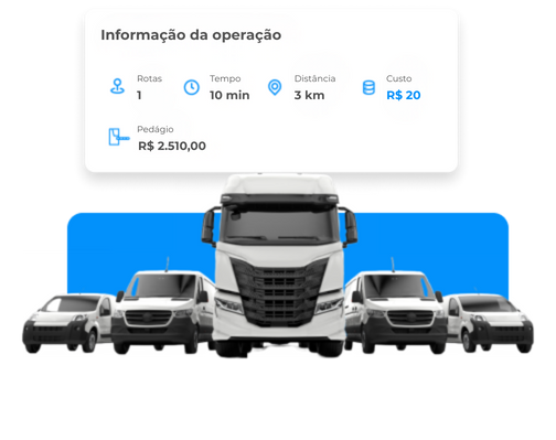 Imagem conceito de cálculo de pedágio